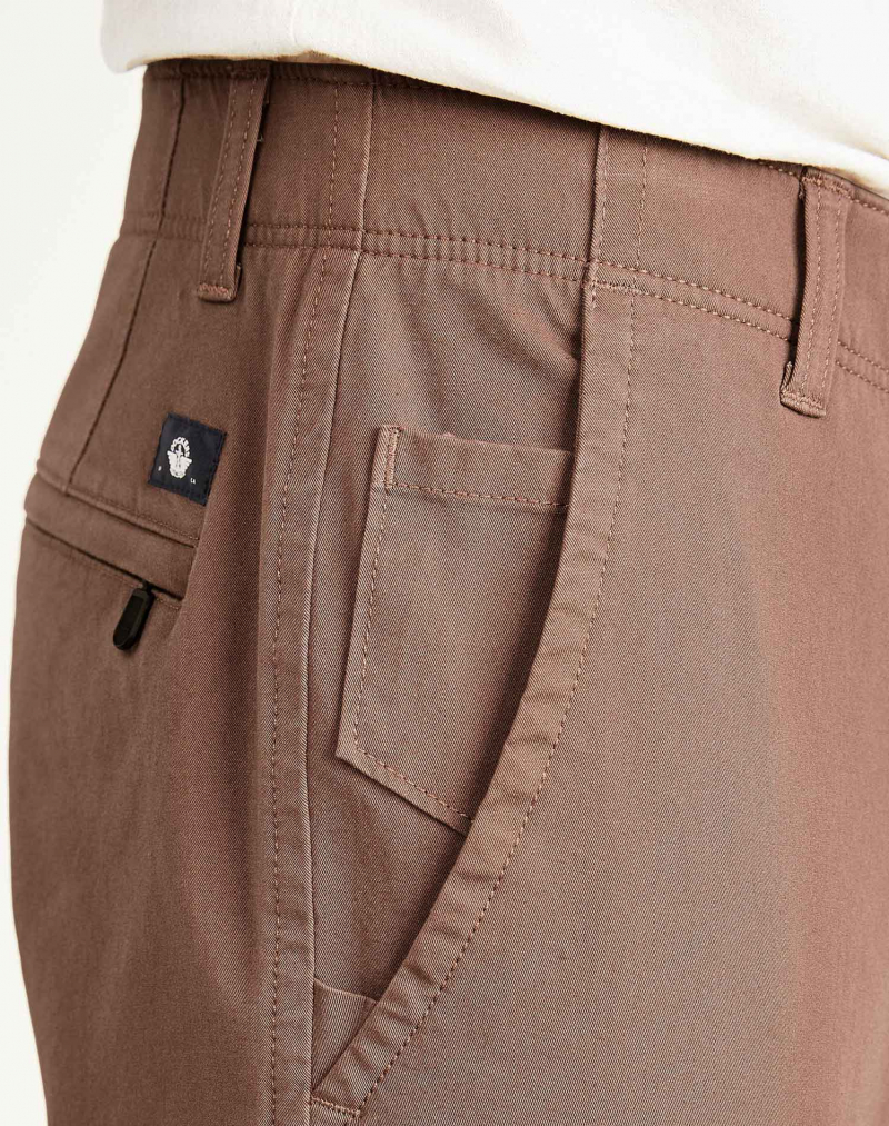Pantalons d'home Dockers Alpha Khaki 360 skinny lightweight, 55775-0037, rosa salmó - 3 - La Casa Dels Pantalons