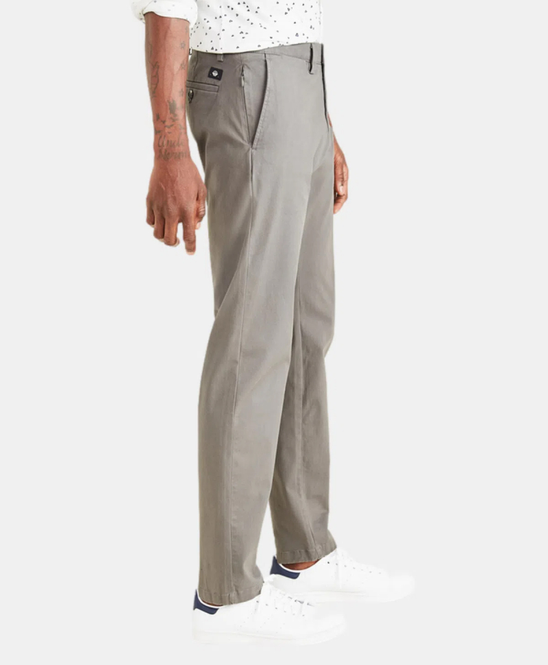 Pantalones de hombre Dockers smart 360 chino tapered, modelo 79645-0051, gris - 2 - La Casa Dels Pantalons