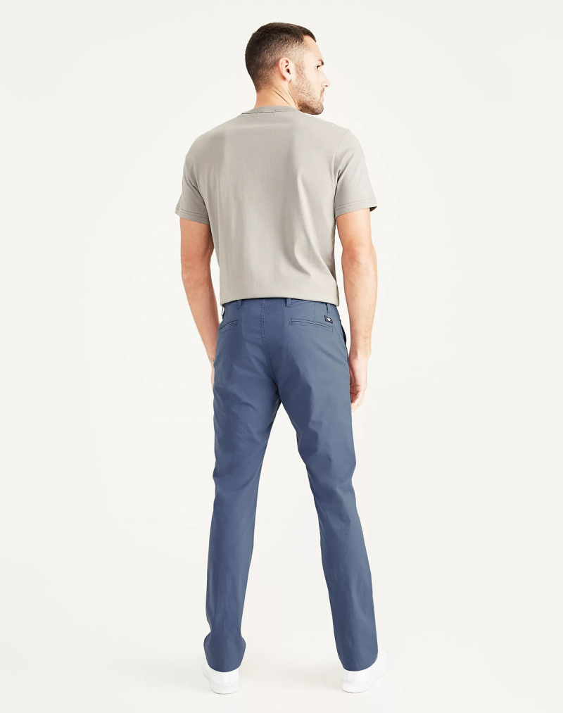 Pantalones de hombre Dockers Alpha Khaki skinny lightweight, 47122-0261, azules - 2 - La Casa Dels Pantalons