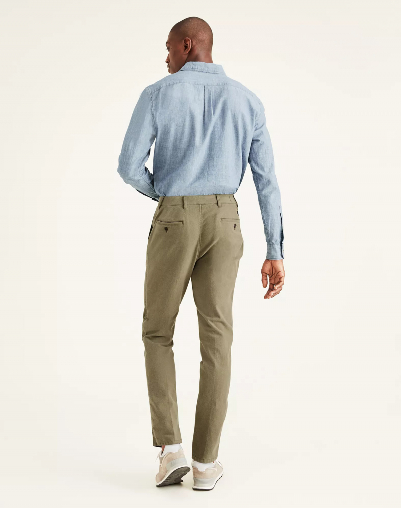 Pantalones de hombre Dockers Alpha Icon chino tapered, modelo A1165-0017, beige - 2 - La Casa Dels Pantalons