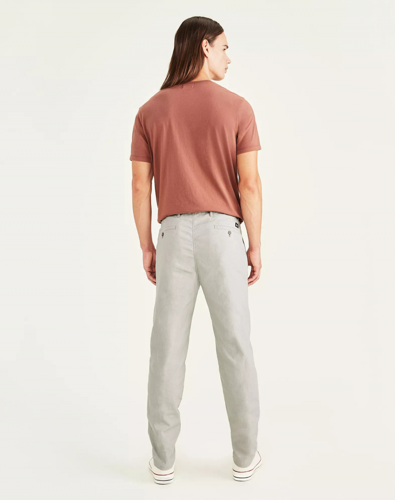 Pantalones de hombre Dockers Alpha Icon chino tapered lightweight, A1165-0022, blanco roto - 2 - La Casa Dels Pantalons
