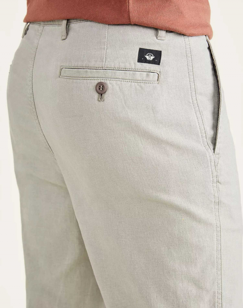 Pantalones de hombre Dockers Alpha Icon chino tapered lightweight, A1165-0022, blanco roto - 3 - La Casa Dels Pantalons