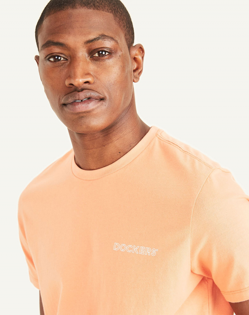 Samarreta d'home de màniga curta Dockers, model A1103-0025, taronja - 2 - La Casa Dels Pantalons