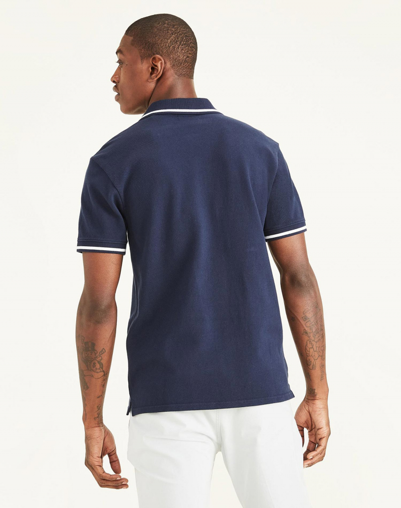 Polo d'home de màniga curta Dockers, model A2290-0006, blau marí - 2 - La Casa Dels Pantalons