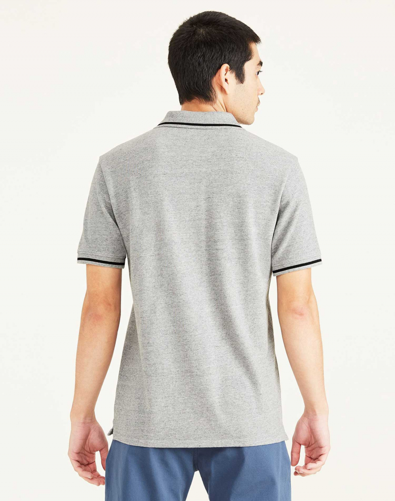 Polo d'home de màniga curta Dockers, model A2290-0007, gris - 3 - La Casa Dels Pantalons