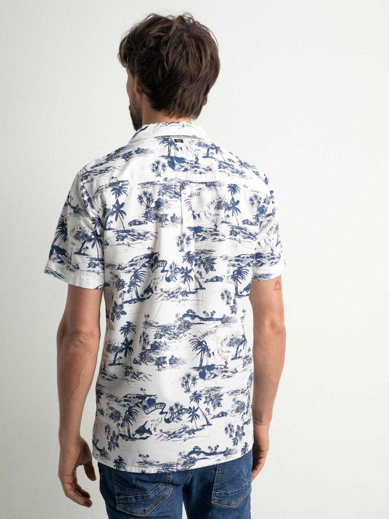 Camisa d'home de màniga curta Petrol Industries, model SIS441/0105, blanca - 2 - La Casa Dels Pantalons