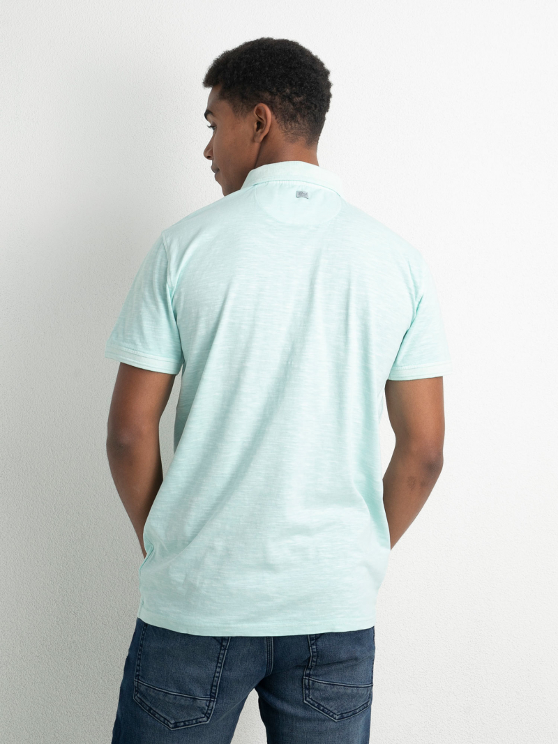 Polo de hombre de manga corta Petrol Industries, modelo POL904/5156, azul turquesa claro - 2 - La Casa Dels Pantalons