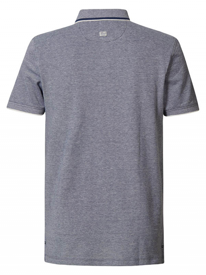 Polo d'home de màniga curta Petrol Industries, model POL924/5082, blau - 2 - La Casa Dels Pantalons