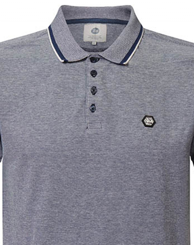 Polo d'home de màniga curta Petrol Industries, model POL924/5082, blau - 3 - La Casa Dels Pantalons