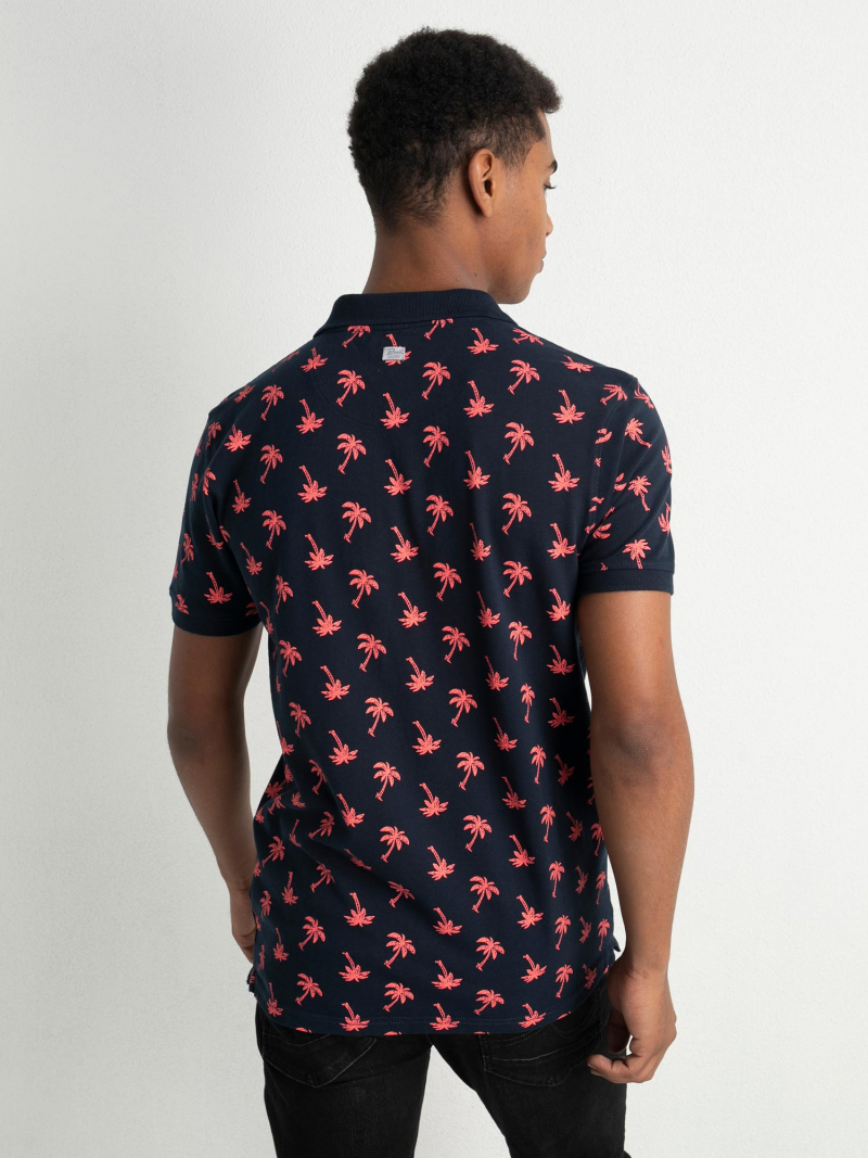 Polo d'home de màniga curta Petrol Industries, model POL928/5152, blau marí - 3 - La Casa Dels Pantalons