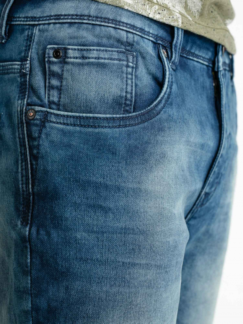 Bermudes d'home Petrol Industries Jackson, model SHO001/5701, blau mig - 3 - La Casa Dels Pantalons