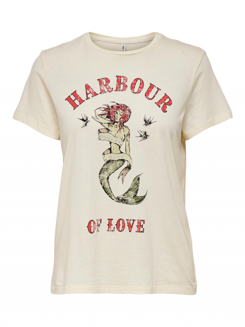 Samarreta de dona Only Lucy, model 15254412, blanc trencat - 3 - La Casa Dels Pantalons