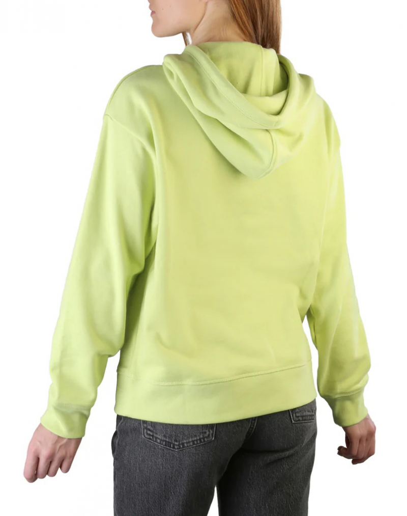 Dessuadora de dona amb caputxa Levi's, model 24693-0034, verd groc - 2 - La Casa Dels Pantalons