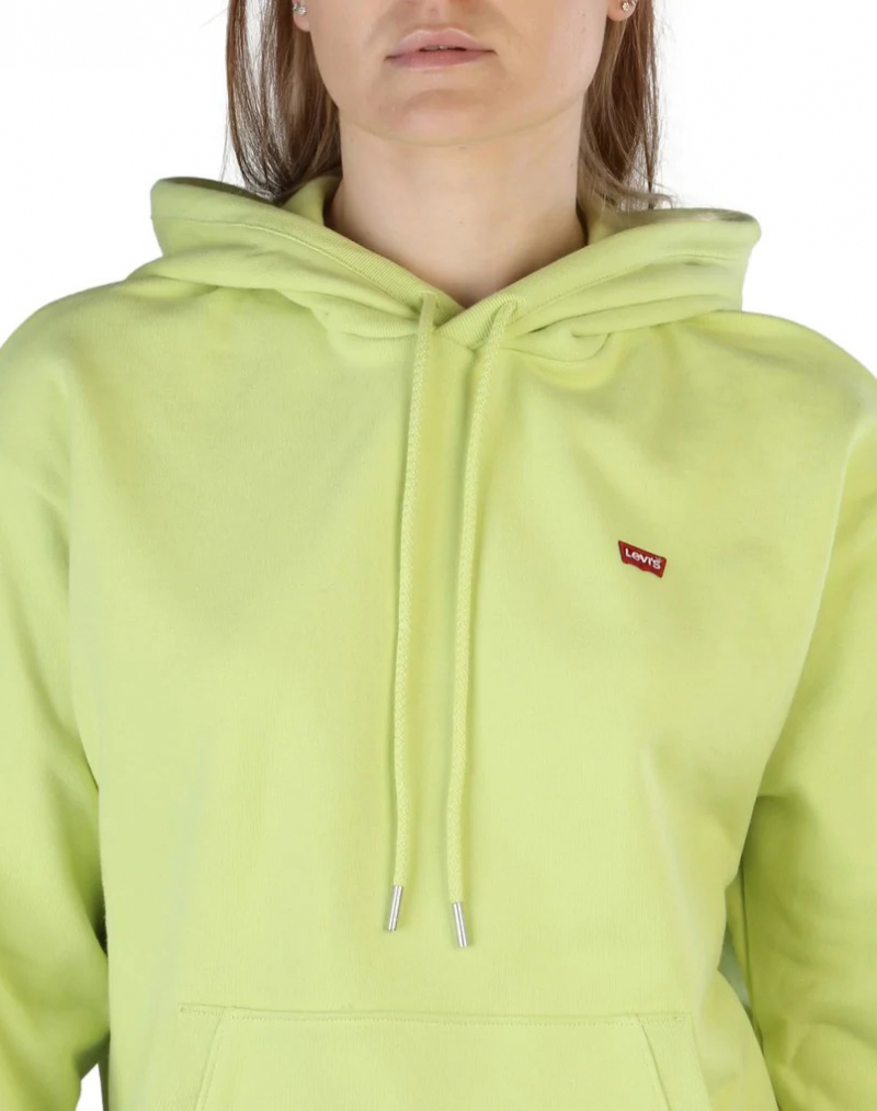 Dessuadora de dona amb caputxa Levi's, model 24693-0034, verd groc - 3 - La Casa Dels Pantalons