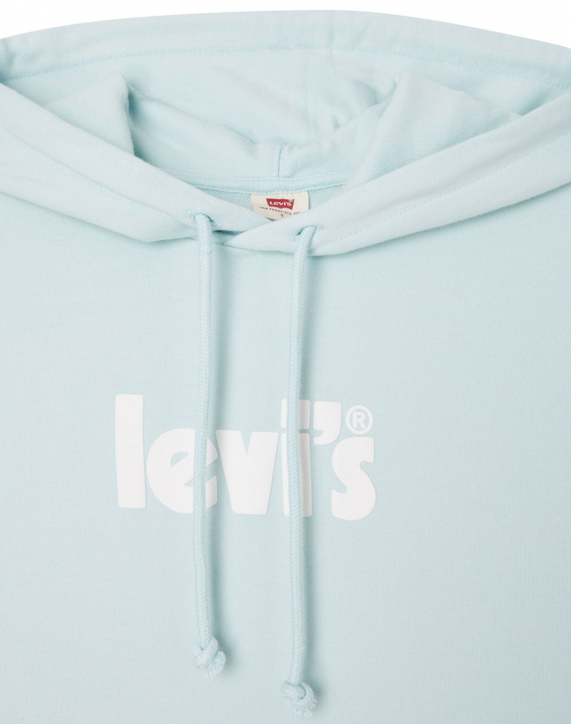 Dessuadora de dona amb caputxa Levi's, model 18487-0166, blava - 3 - La Casa Dels Pantalons