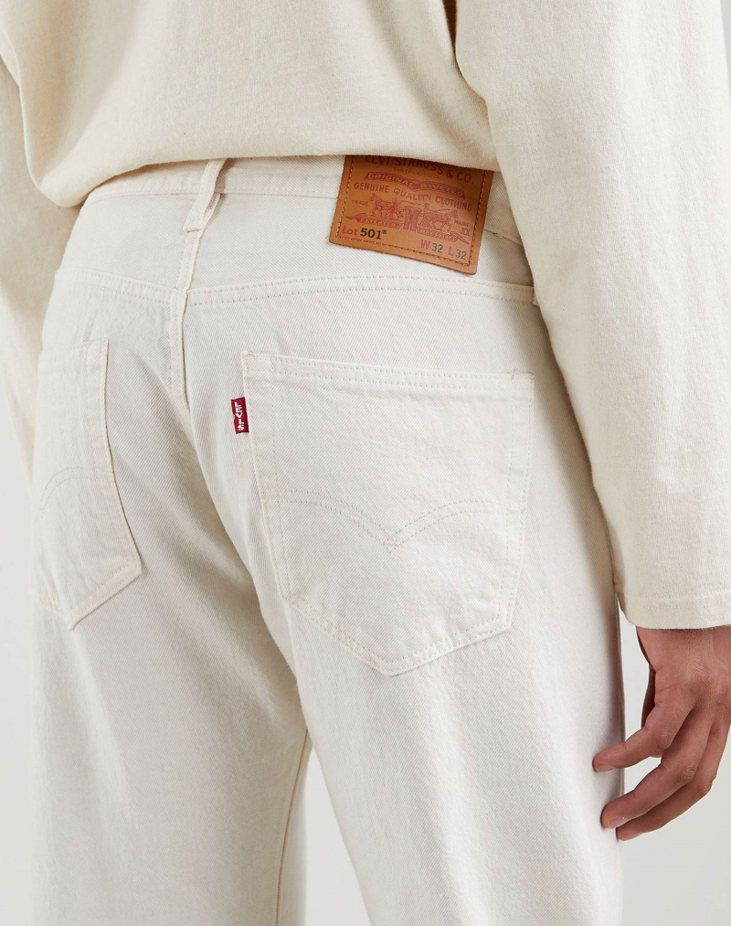 Pantalons texans d'home Levi's 501 regular, model 00501-3279, blancs - 3 - La Casa Dels Pantalons