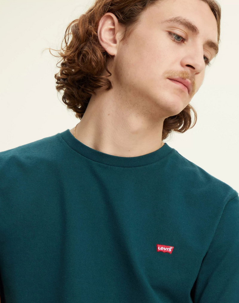 Camiseta de hombre de manga corta Levi's, modelo 56605-0140, verde - 3 - La Casa Dels Pantalons