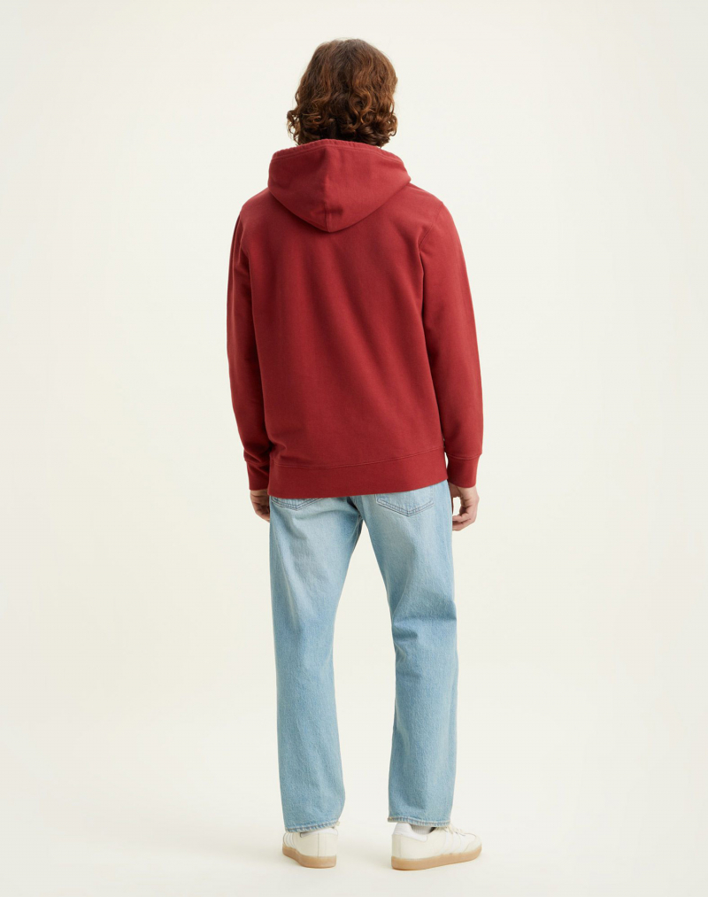Dessuadora d'home amb caputxa Levi's, model 34581-0021, vermella - 3 - La Casa Dels Pantalons