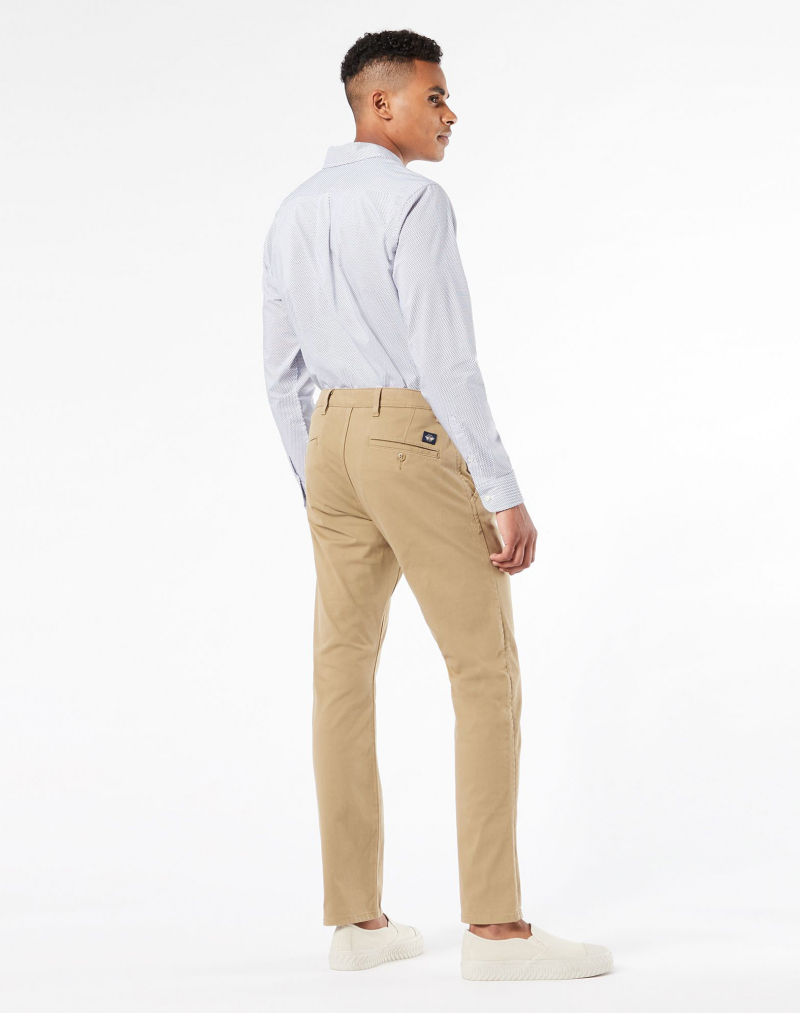 Pantalons d'home Dockers Supreme Flex™ skinny, model 59373-0000, beix - 2 - La Casa Dels Pantalons