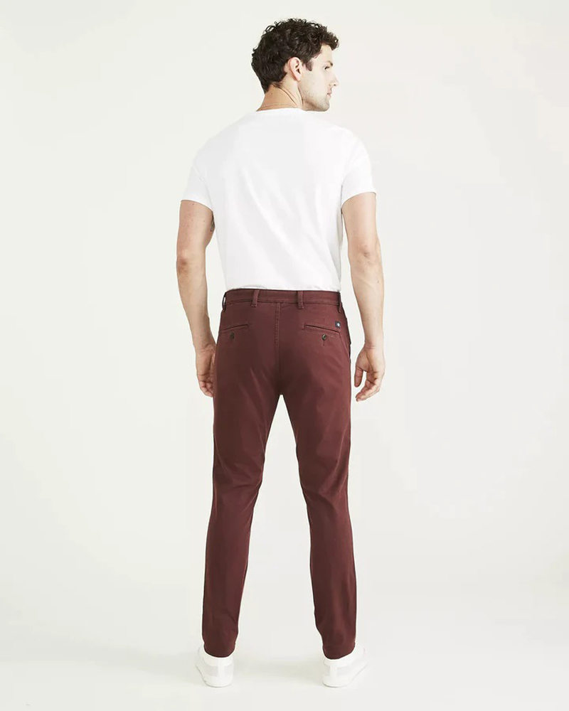 Pantalons d'home Dockers Supreme Flex™ skinny, model 59373-0038, bordeus - 2 - La Casa Dels Pantalons