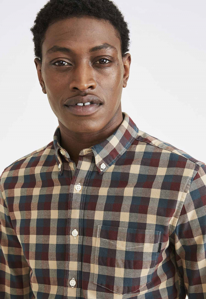 Camisa d'home de màniga llarga Dockers, model 29599-0026, de quadres - 3 - La Casa Dels Pantalons