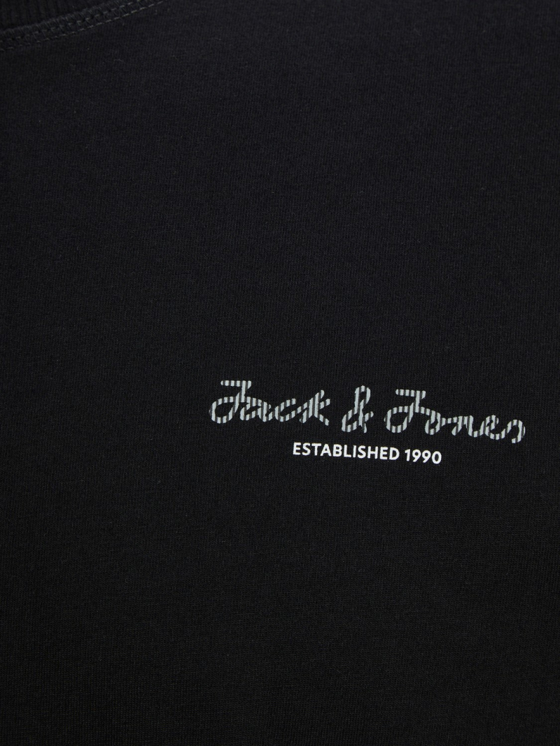 Samarreta d'home Jack & Jones Berg de màniga llarga, model 12215438, negra - 3 - La Casa Dels Pantalons