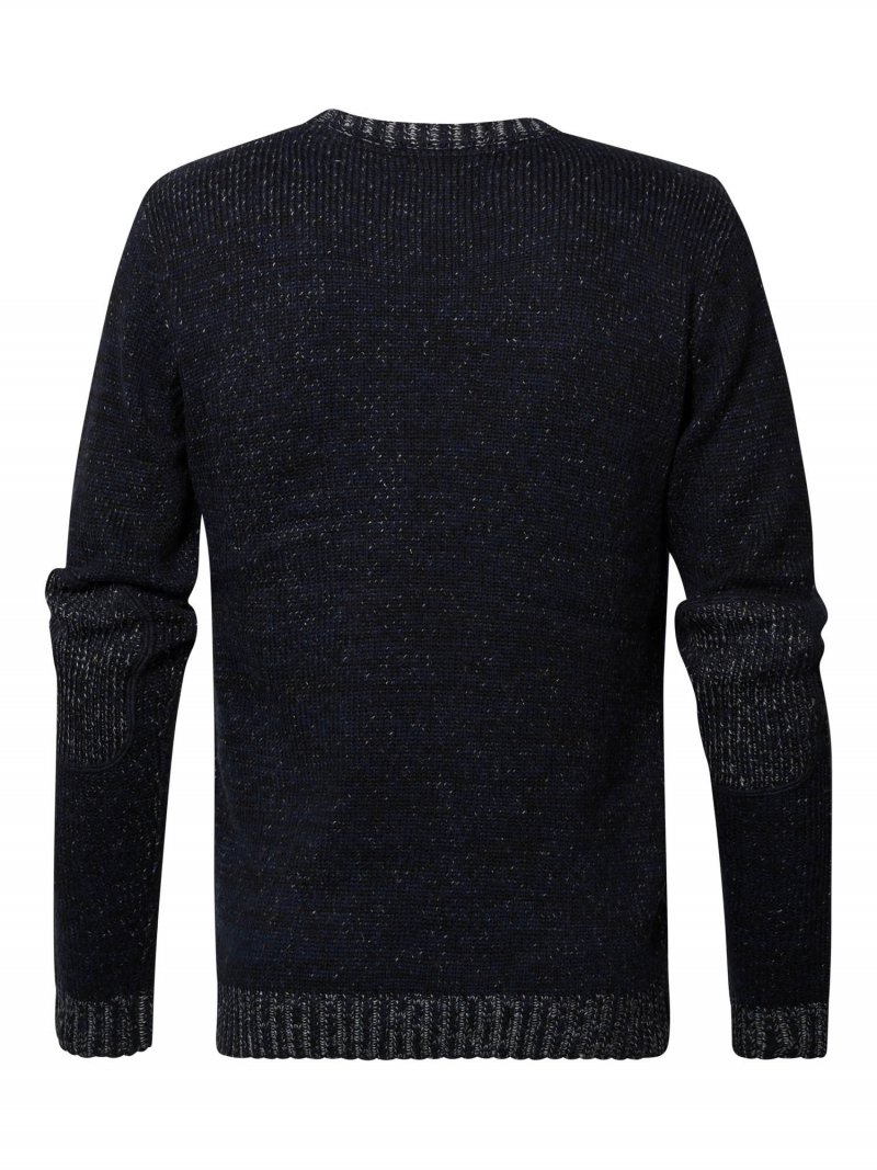 Jersei d'home de coll rodó Petrol, model KWR251/5107, blau jaspiat - 3 - La Casa Dels Pantalons