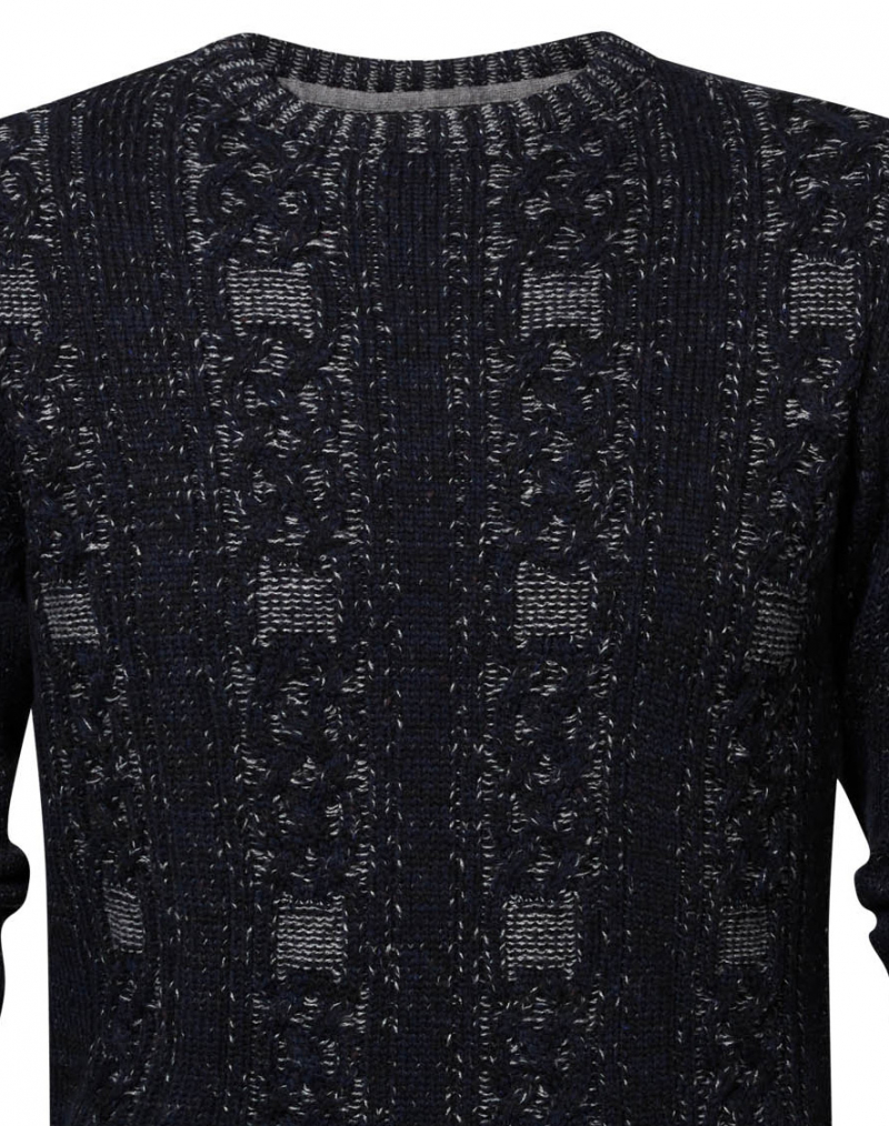 Jersei d'home de coll rodó Petrol, model KWR251/5107, blau jaspiat - 2 - La Casa Dels Pantalons