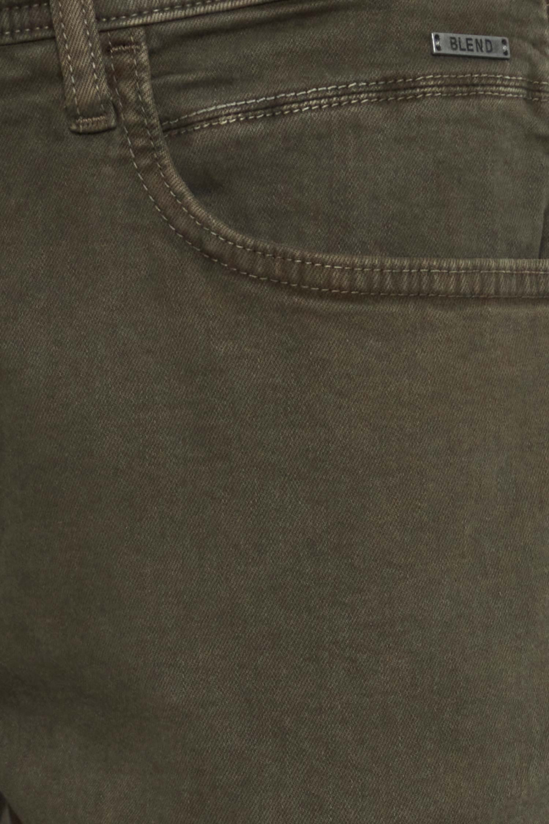 Pantalons texans d'home Blend Twister slim, model 20713309/190509, caqui fosc - 3 - La Casa Dels Pantalons
