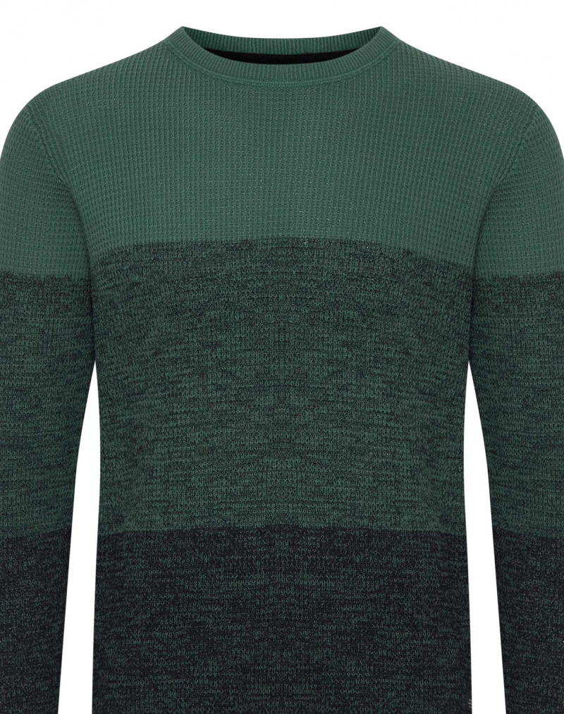 Jersei d'home de coll rodó Blend, model 20714349/186011, de franges verdes - 3 - La Casa Dels Pantalons