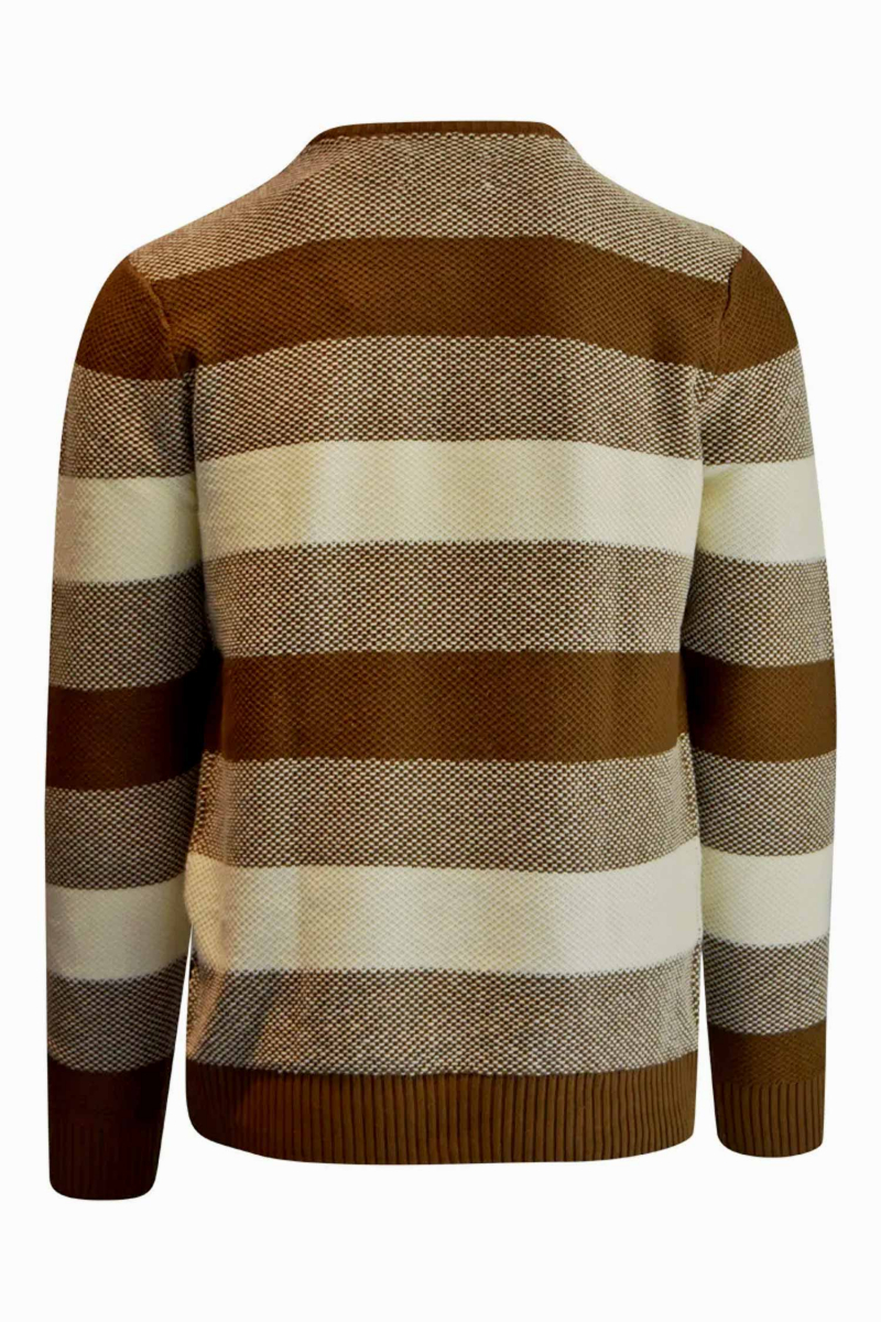 Jersei d'home de coll rodó Blend, model 20714347/180930, de franges marrons - 2 - La Casa Dels Pantalons