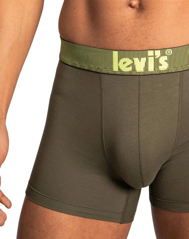 Pack de 2 bòxers Levi's, model 701220649002, caqui i negre - 2 - La Casa Dels Pantalons