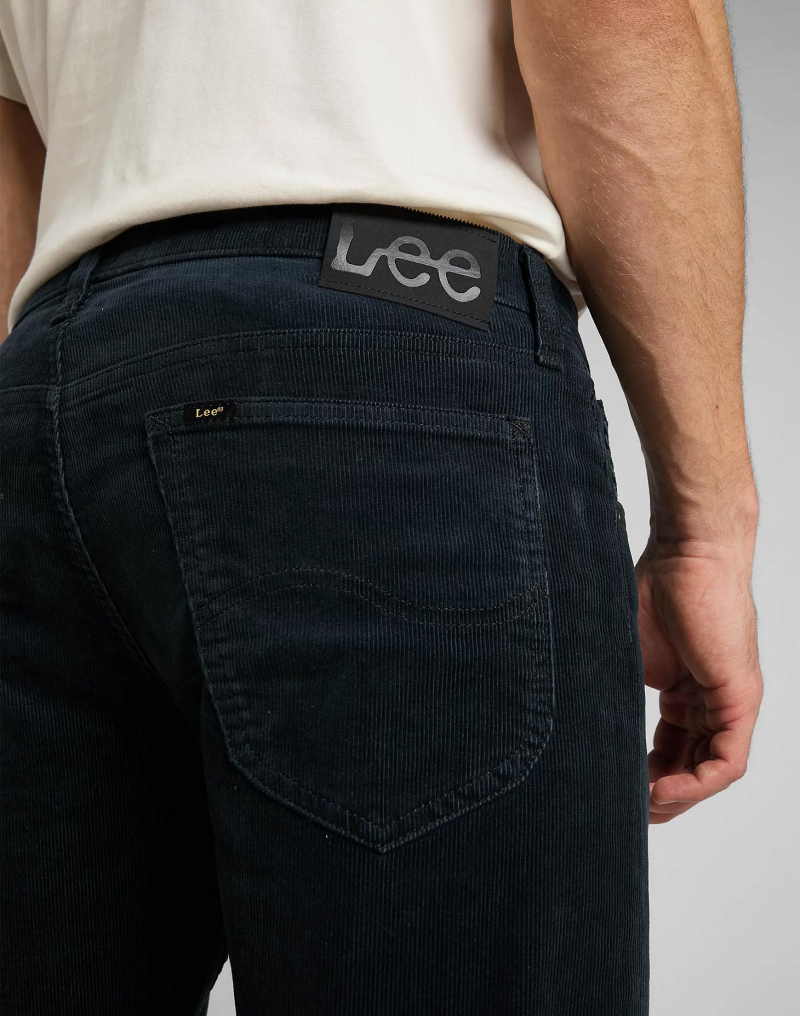 Pantalons texans de pana d'home Lee Daren regular, model L707AXD28 112342357, negres - 3 - La Casa Dels Pantalons
