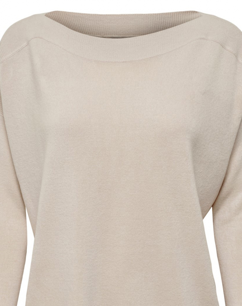 Jersey de mujer Only Amalia, modelo 15231415, beige claro - 2 - La Casa Dels Pantalons