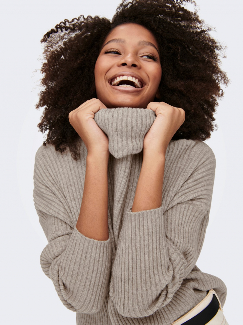 Jersei de dona Only Katia, model 15232493, beix pedra - 3 - La Casa Dels Pantalons