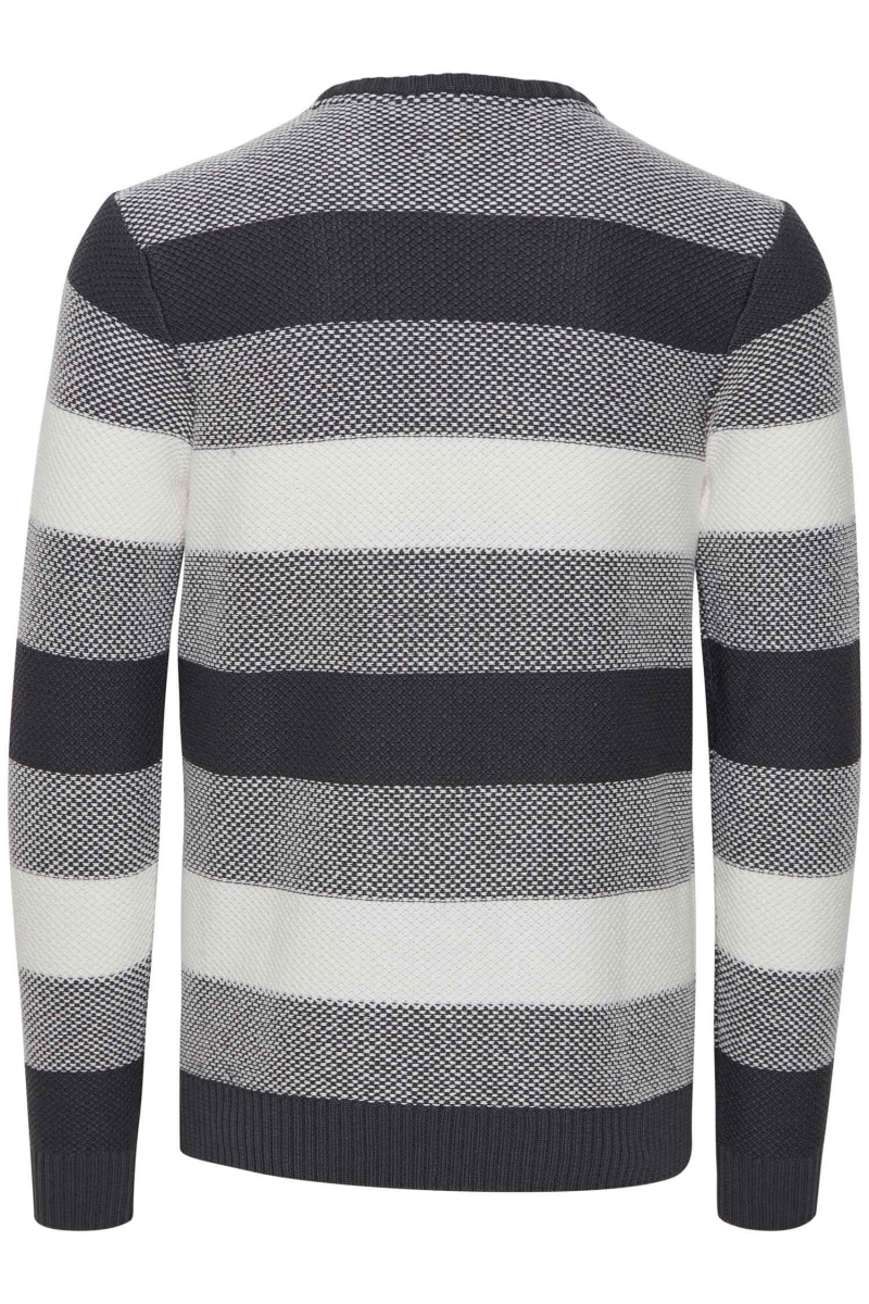 Jersei d'home de coll rodó Blend, model 20714347/190201, de franges gris - 2 - La Casa Dels Pantalons