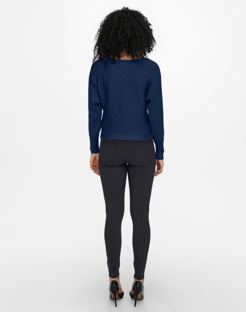 Jersei de dona Only Adaline, model 15226298, blau marí - 3 - La Casa Dels Pantalons