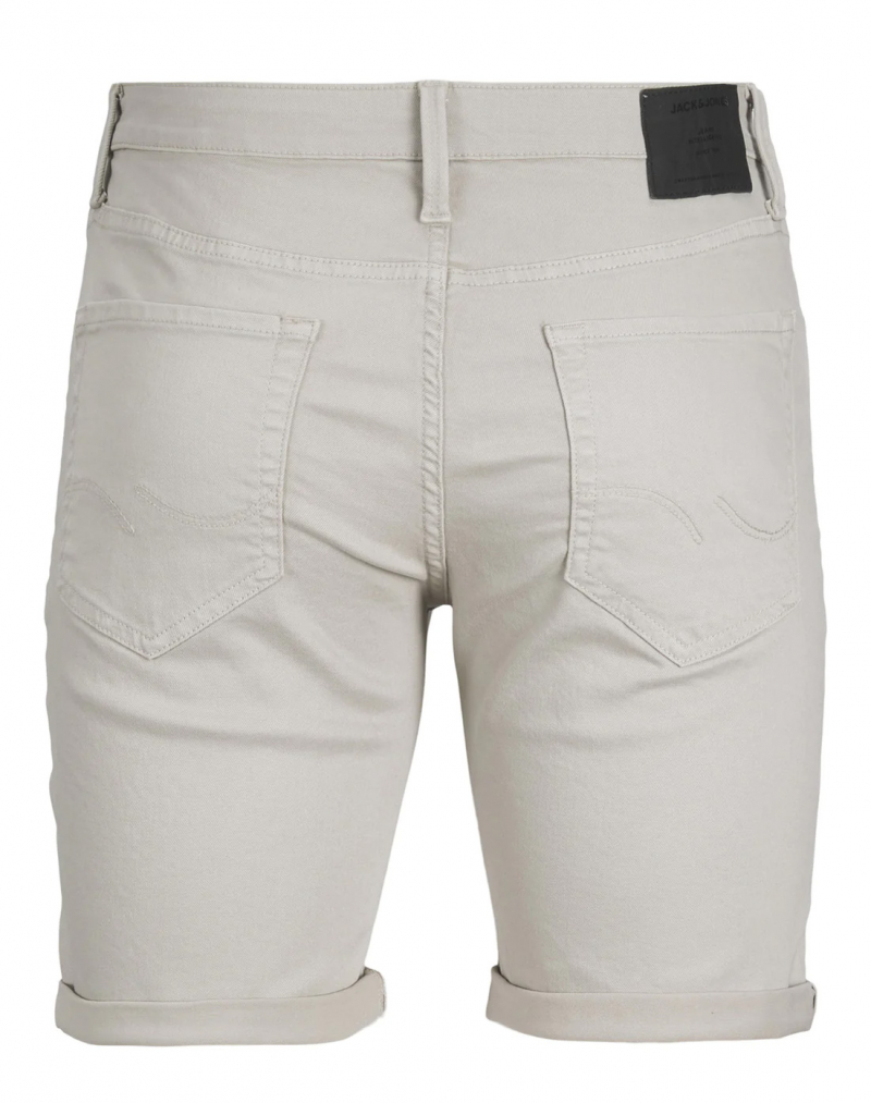 Bermudes d'home Jack&Jones Rick, model 12232400, gris clar - 3 - La Casa Dels Pantalons