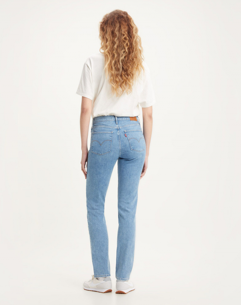 Pantalons texans de dona Levi's 724 high rise straight, model 18883-0183, blau clar - 3 - La Casa Dels Pantalons