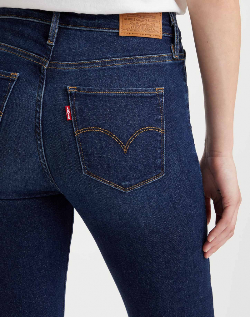 Pantalons texans de dona Levi's 720 high rise super skinny, model 52797-0351, blau fosc - 2 - La Casa Dels Pantalons