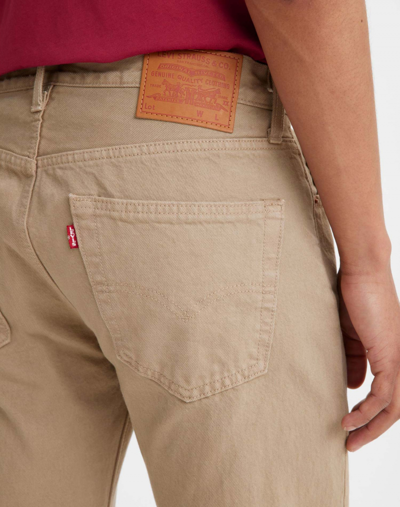 Pantalons texans d'home Levi's 501 regular, model 00501-3384, beix - 3 - La Casa Dels Pantalons