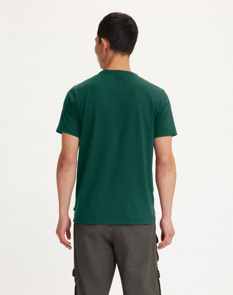 Camiseta de hombre de manga corta Levi's, modelo 22491-1189, verde - 2 - La Casa Dels Pantalons