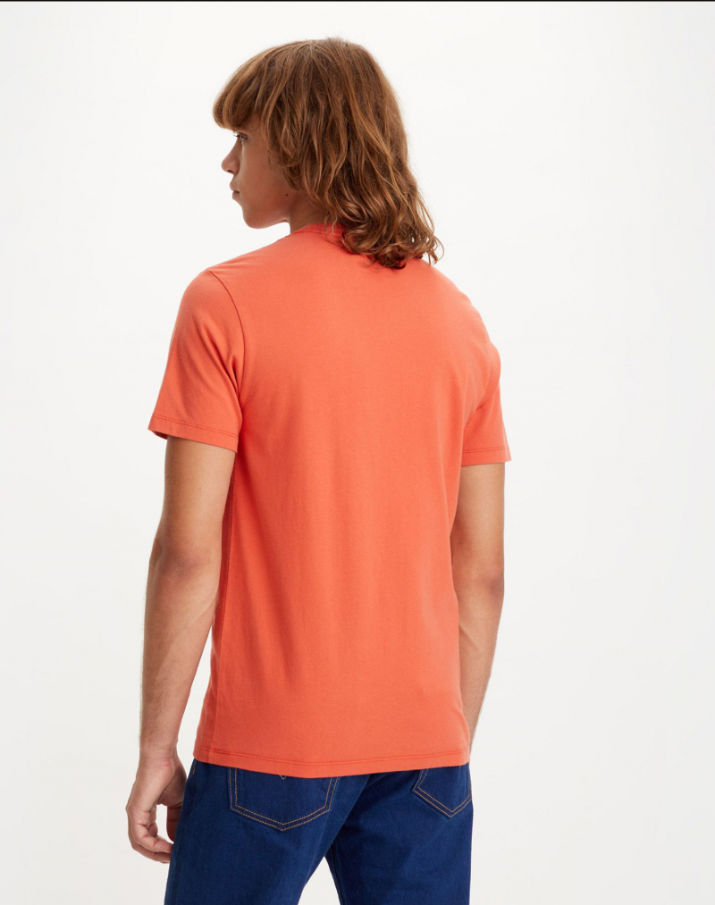 Camiseta de hombre de manga corta Levi's, modelo 56605-0154, naranja - 2 - La Casa Dels Pantalons