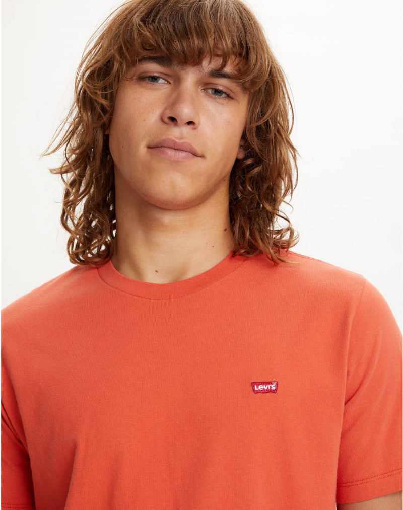 Camiseta de hombre de manga corta Levi's, modelo 56605-0154, naranja - 3 - La Casa Dels Pantalons