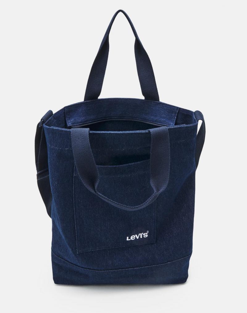 Bossa tote de texà Levi's®, model 235239/18, blau fosc - 3 - La Casa Dels Pantalons
