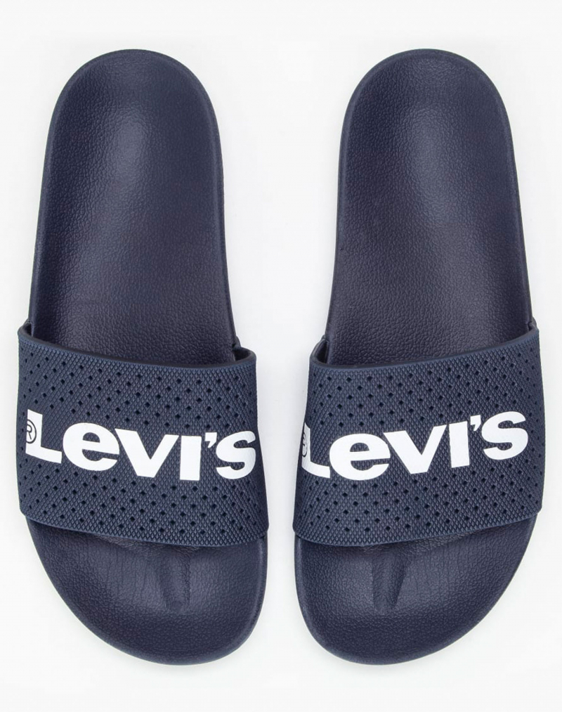 Xancletes de pala Levi's®, model 233015/117, blau marí - 2 - La Casa Dels Pantalons