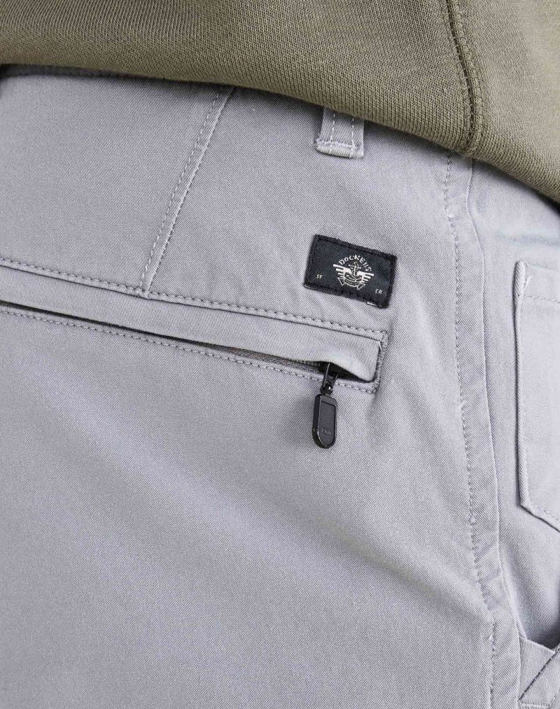Pantalons d'home Dockers Alpha Khaki 360 skinny lightweight, model 55775-0051, gris - 3 - La Casa Dels Pantalons