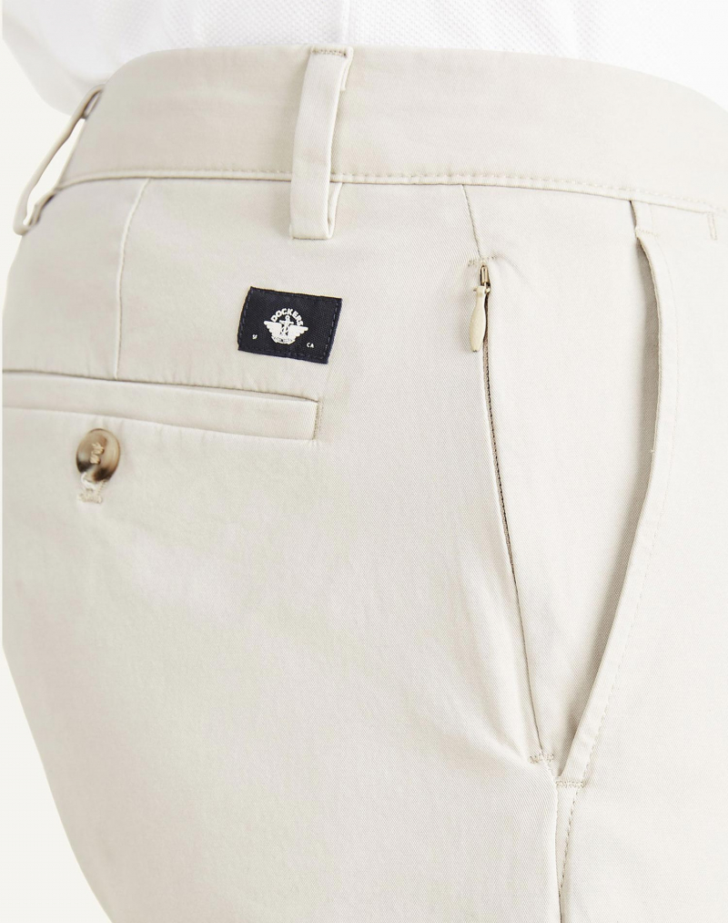 Pantalons d'home Dockers smart 360 chino tapered lightweight, 79645-0068, blanc trencat - 3 - La Casa Dels Pantalons