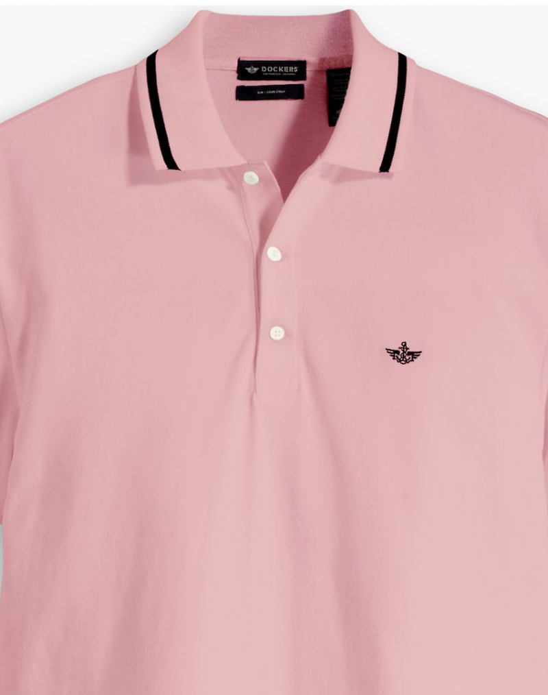 Polo d'home de màniga curta Dockers, model A4766-0006, rosat - 3 - La Casa Dels Pantalons
