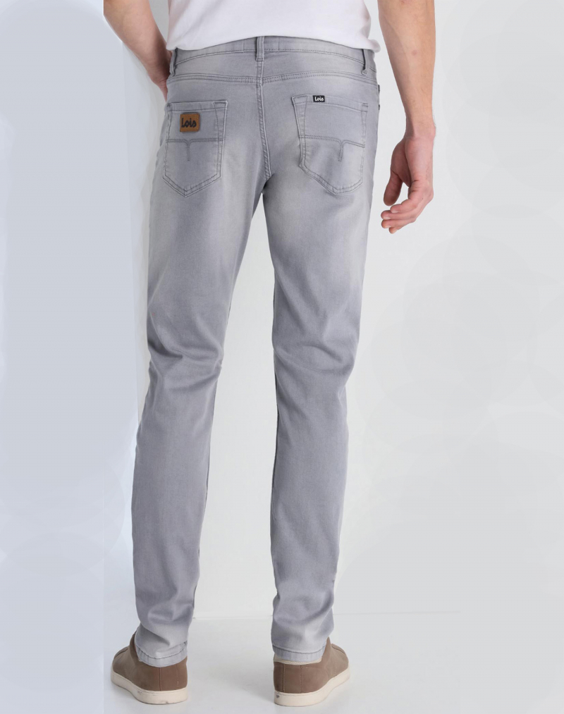 Pantalons texans d'home Lois Robin comfort slim, model 10191/980, gris - 2 - La Casa Dels Pantalons